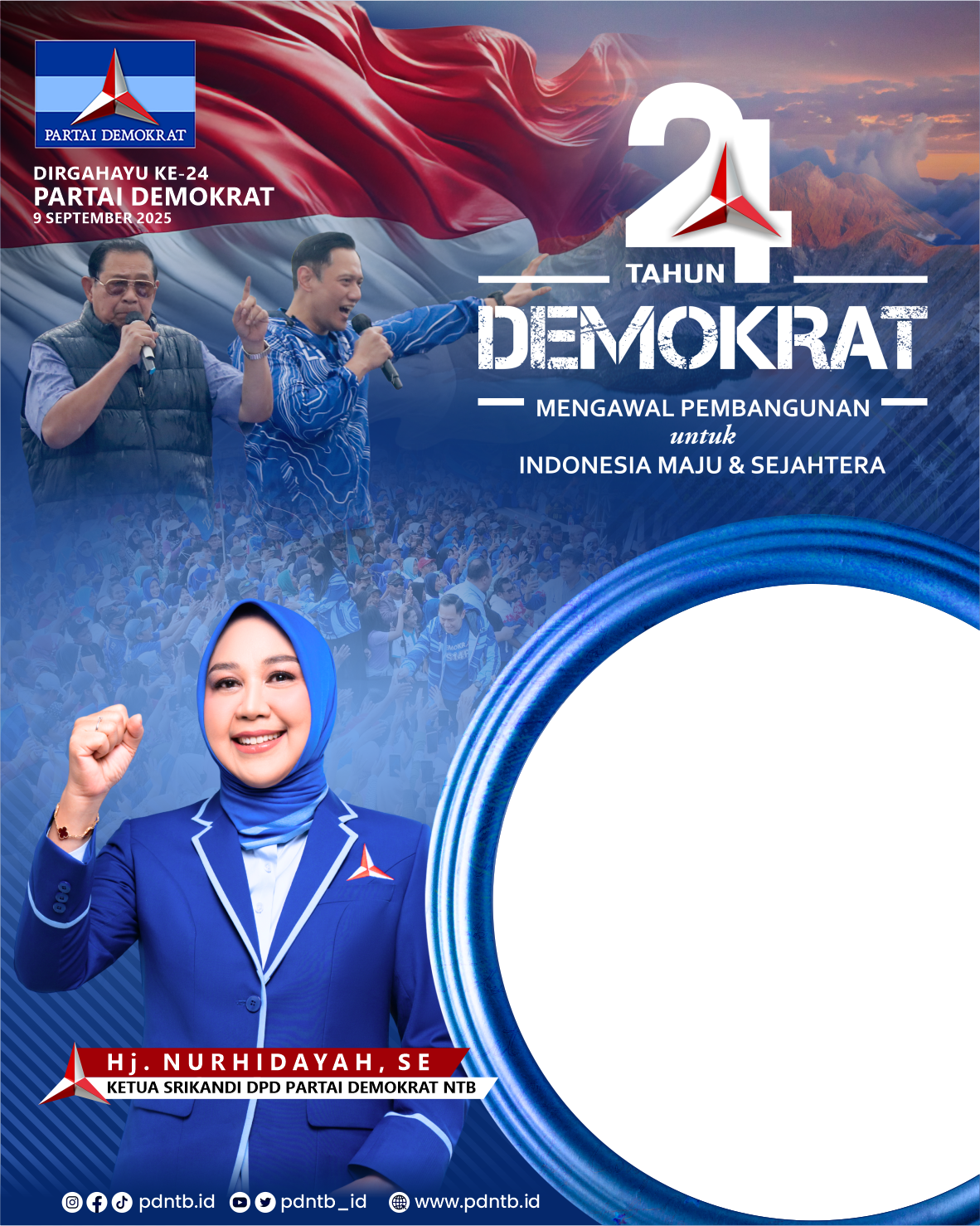 HUT 24 PARTAI DEMOKRAT - SRIKANDI NTB