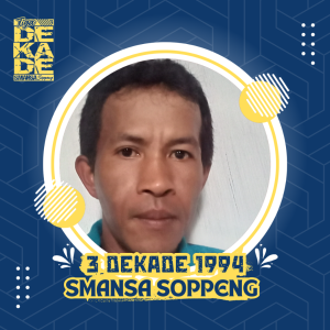 Frame of 3 Dekade SMANSA SOPPENG 1994