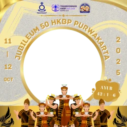 Frame of JUBILIEUM 50 TAHUN HKBP PURWAKARTA