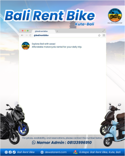 Frame of Bali Rent bike 2