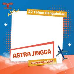 Frame of 22 Tahun Pengabdian ASTRA JINGGA - Alumni AAU 2003