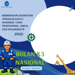 Frame of Bulan K3 Nasional 2026 PT Wira Cipta Perkasa
