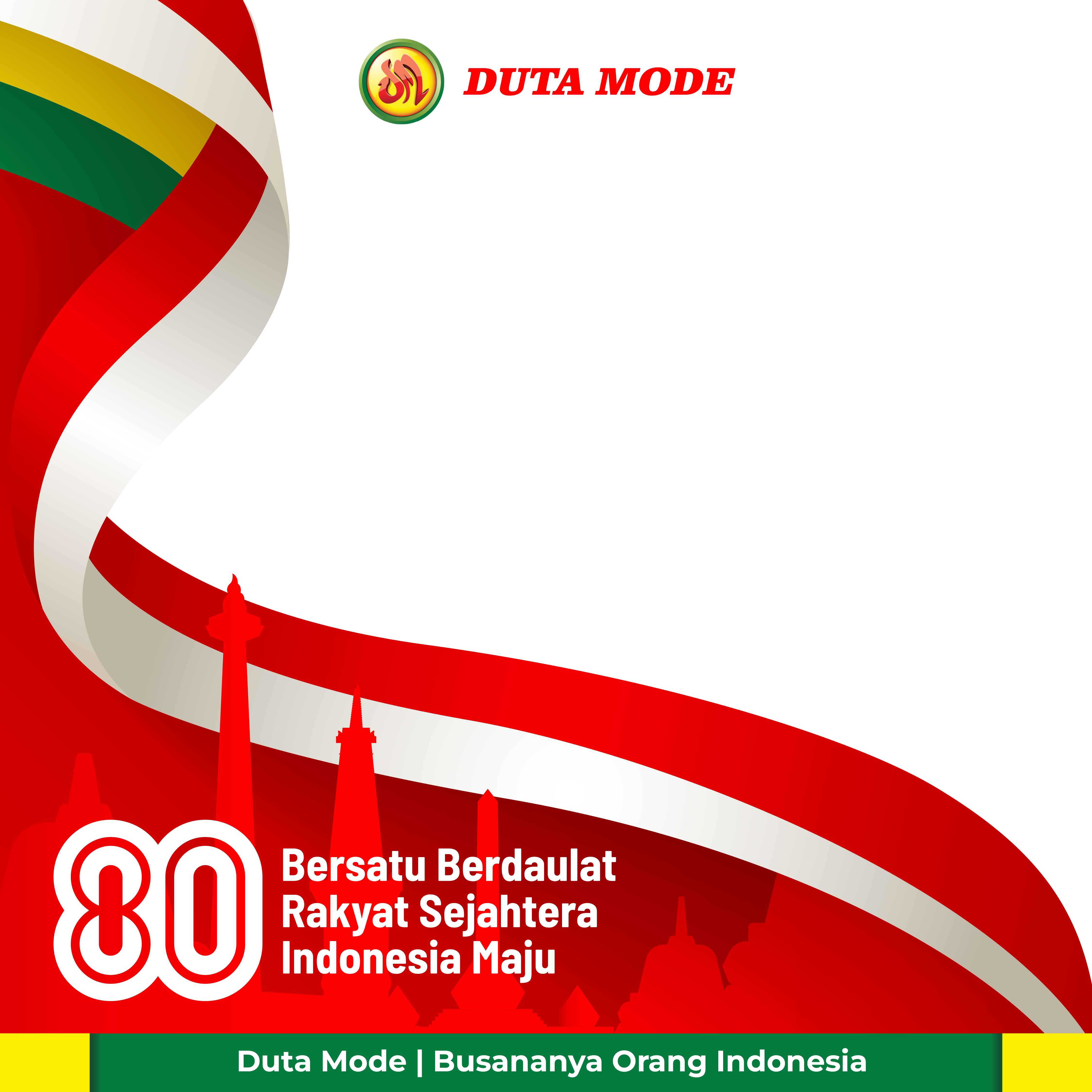 Duta Mode HUT RI 80 square