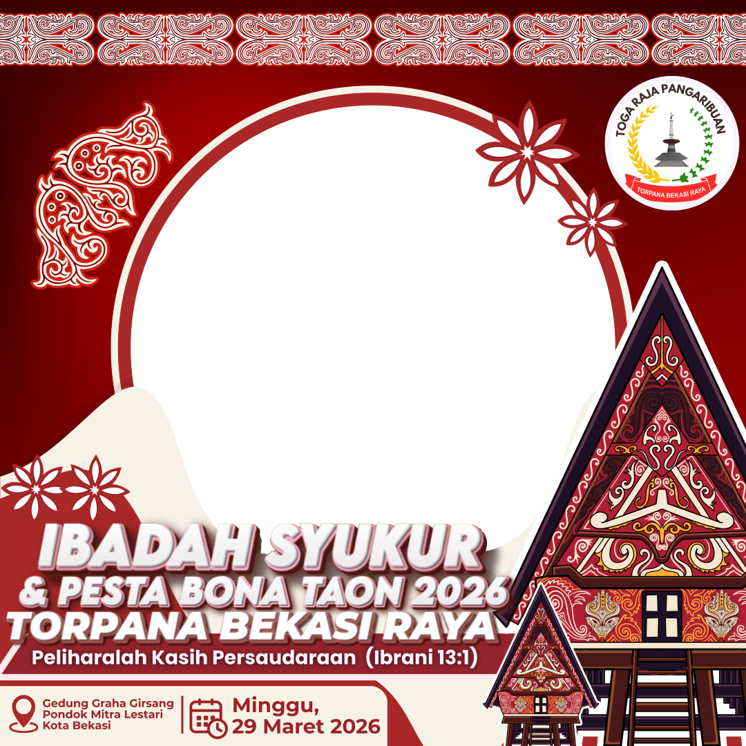 Ibadah syukur dan pesta bona taon 2026 TORPANA Bekasi Raya