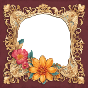 Frame of Classic theme luxury photo frame