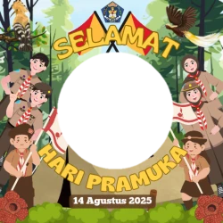 Frame of Frame Hari Pramuka