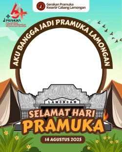 Frame of HARI PRAMUKA KE-64 TAHUN