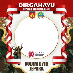 Frame of Dirgahayu By Kodim 0719/Jepara