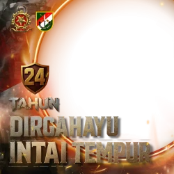 Frame of Dirgahayu Intai Tempur Ke-24 Tahun