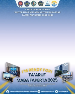 Frame of Ta'aruf Mahasiswa Baru Fakultas Pertanian 2025