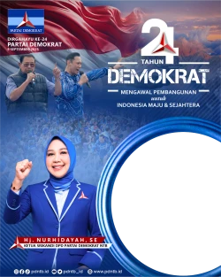 Frame of HUT 24 PARTAI DEMOKRAT - SRIKANDI NTB