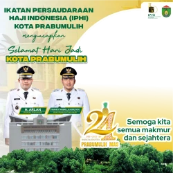 Frame of SELAMAT HARI JADI KOTA PRABUMULIH KE-24