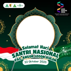 Frame of Selamat Hari Santri Nasional 2025