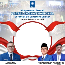 Frame of Musda Serentak DPD PAN Se-Sumsel