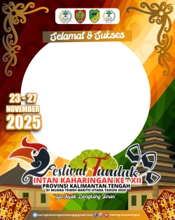 Frame of Selamat & Sukses FTIK XII Tingkat Provinsi Kalteng Tahun 2025