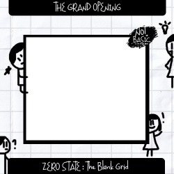 Frame of ZERO STATE: The Blank Grid