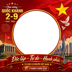 Chào mừng Quốc khánh Việt Nam 2/9/2026