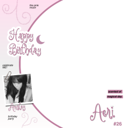Pink Aeri Birthday!